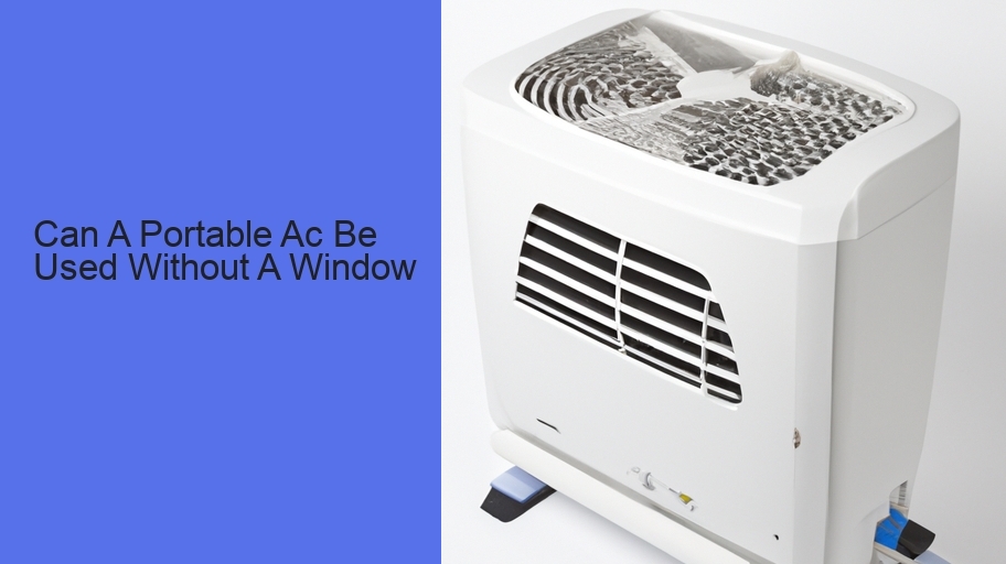 Can A Portable Ac Be Used Without A Window