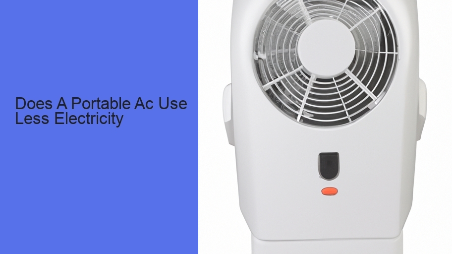Does A Portable Ac Use Less Electricity
