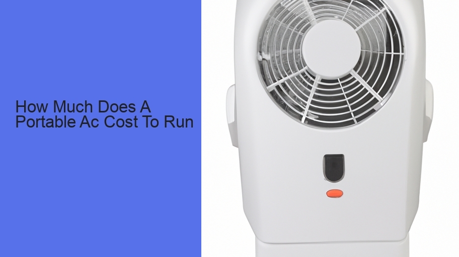 How Much Does A Portable Ac Cost To Run